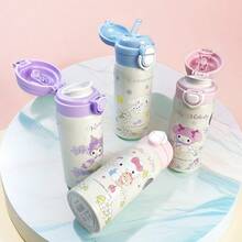 Miniso Sanrio My Melody Lesi Dual - Drinking Series 304 Insulated Cup 360mL/12.17oz, For Daily Commute, Cute And Healing Style, Dual - Drinking Design Is Super Convenient(1PC) - Pink - View 9