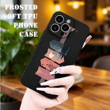Celadon Smartphone Case | Kintsugi Art X Geometric Pattern [Perfect Japanese Gift] - Black - View 3
