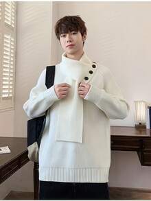 Men Sweaters - White - View 5