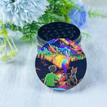 1个色彩鲜艳的卡通造型研磨器 - 锌合金材质，是圣诞节、生日、新年、情人节和家庭礼物、派对用品、礼品的理想之选 | 趣味设计 | 耐用研磨器 - 彩色 - 查看 6