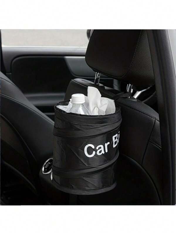 Papelera colgable de 15 x 20 cm para coche - 1 pieza Contenedor de basura y bolsa de almacenamiento para asiento convenientes - Accesorios interiores para coche, regalos para hombres