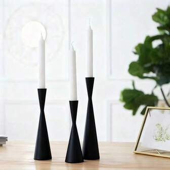 1pc/3pcs Flower Pot Flower Arrangement Metal Iron Art Simple And Romantic Wedding Party Candlelight Dinner Home Tabletop Decoration Vase,Room Decor,Home Decor,Centerpieces,Table Decor