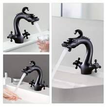 SENDERPICK Robinets de lavabo - Noir antique - Voir 8