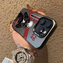 Fundas para Teléfono de Chico Anime Sediento de Sangre y Sin Piedad Adecuadas para 16, 15, 14, 13, 12 Pro, X, XR, XSMAX, 8, Plus con Cubierta Trasera Mate Antigolpes17  17promax - Negro - Ver 4
