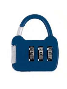 Colorful Combination Locks With 3-Digit Password For Lockers And Backpacks - 藏蓝色 - 查看 2