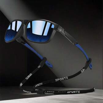 Gafas de sol de estilo vintage cuadradas con cadena, de diseñador de lujo, con protección UV400, para uso unisex en verano, pastel, playa, vacaciones, deportes al aire libre, compras, turismo, conducción, montañismo, running, senderismo, campamento, moda retro, motocicleta