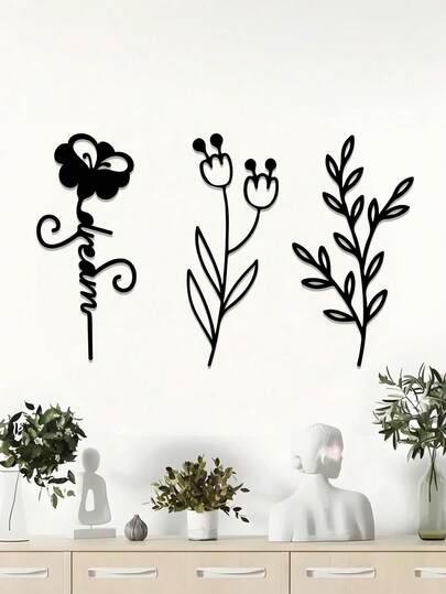 1 pezzo Scultura da parete in metallo a forma di foglia e fiore - Opera d'arte in metallo originale, ispirata alla natura, adatta per la decorazione di stile country della parete del soggiorno, per uso interno ed esterno con tema naturale, decorazione per interni, decorazione della stanza, decorazione della parete, pittura, cartellone da parete, appendere cartellone, decorazione di Ognissanti, decorazione natalizia, decorazione della casa, decorazione della camera da letto, stile decorativo, decorazione per la casa, decorazione natalizia per interni