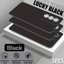 3pcs Black Phone Cases, Suitable For Reno5 4G/ Reno5 5G/Nothing Phone (3a) Pro/Nothing Phone (2a)/Nothing Phone, Phone Cases, Phone Cases, Phone Protective Covers - Black Matte - View 26