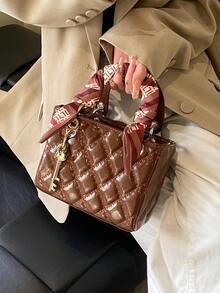 Dedoo Niche 高端 Daife 女款包 2026 時尚奢華熱銷新款刺繡包，手提包、單肩包與斜挎包，適用於度假、旅行、通勤、送禮、派對、新娘包 - 咖啡棕 - 查看 5
