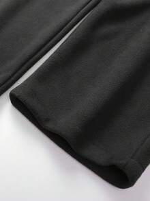 大码保暖冬季运动裤，休闲直筒裤，带拉链口袋，加厚保暖内衬男士长裤，承重可达660磅，适合冬季购物、约会和日常穿着。 - 彩色 - 查看 6