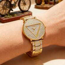 Guess Reloj de cuarzo para mujer, caja de acero inoxidable, aplicable a ocasiones de negocios, regalos de cumpleaños, GW0512L2 / GW0512L4 / GW0527L2