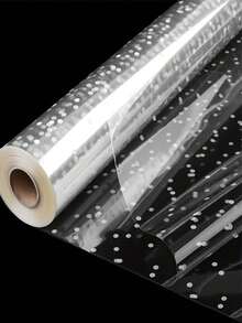 1 Cuộn giấy thủy tinh trong suốt chấm bi trắng, khổ rộng, dày, thích hợp để gói quà ăn nhẹ, quà tặng, hoa, quà ngày lễ và Ngày Valentine, giấy gói giỏ quà bằng thủy tinh, thích hợp cho giỏ quà, bó hoa, quà tặng, đồ thủ công và các lễ kỷ niệm. - Nhiều màu - Xem 5