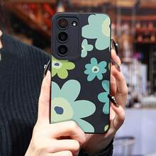 Funda de teléfono Green Flower adecuada para Samsung Galaxy S25 Ultra/S24 PLUS/S23+/S22/S21 Series, a prueba de golpes, antideslizante, ligera, diseño de nueva  de moda, funda protectora suave de TPU de alta calidad, funda protectora a prueba de golpes, hermosa carcasa, funda protectora de moda, funda protectora flexible, material duradero, funda protectora, entusiastas de la moda, usuarios de smartphones. - Colores mixtos - Ver 8
