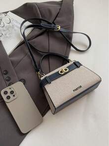 Mini modische vielseitige Kontrast-Farben Lässig Handtasche für Frauen