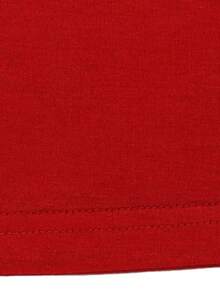 Evil Dolls Print Crew Neck T-Shirt - Fashionable Womens Graphic Print T-Shirt - Casual Short Sleeve Crew Neck Top - Lightweight & Breathable For Spring & Summer Wardrobe, 1 Piece, 200g - 紅色 - 查看 5