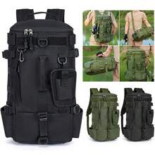 Fishing Backpack Tackle Bag Men Large Sports Rucksack Rod Holder Hiking Camping - Black - View 1