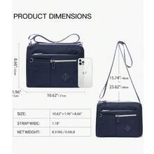 Men Shoulder And Crossbody Bags - Blue - View 5