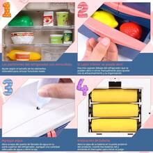 Refrigerador Juguete con Dispensador de Hielo, Frigorífico Juguete para Niños con 30 Accesorios, Regalo de Cumpleaños y Navidad - 1 - Ver 5
