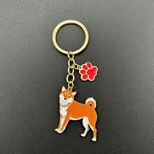 2pcs Cute Cartoon Corgi Keychain Pendant, Fashion Bag Charm, Pet Decor, Alloy Small Gift - Multicolor - View 8