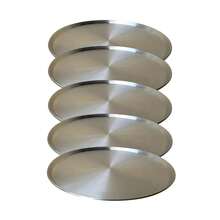 Pizza Baking Pan & Pizza Molds - Silver - View 1