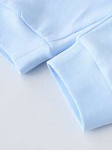 3pcs Baby Cotton Pants, Light Blue, Heather Gray - Multicolor - View 5