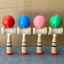 1pc Advanced Kendama Balance Ball, A Wooden Ball For Hand-Eye Coordination Training And Balance Training, An Ideal Choice For Daily Reaction And Agility Training. Suitable For Adults And Children. Enhances Arm Flexibility For Boxing, Table Tennis, And Badminton. An Excellent Gift For Christmas And Thanksgiving - Multicolor - View 8