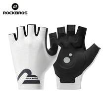 ROCKBROS 1pc Riding Half Finger Gloves Summer Mountain Road Bike Full Short Fingers - Nhiều màu - Xem 23