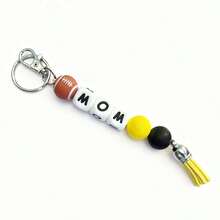 1pc Personalized Sports Name Keychain, Sports Backpack Pendant, Customized Name Keychain, Football/Volleyball/Basketball/Tennis Keychain