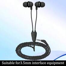 有线耳机，音乐智能手机耳机，高品质入耳式耳机，3.5mm插孔，电脑笔记本耳塞，通用圆孔设计。尼龙编织，HIFI高保真音质。 - 彩色 - 查看 21