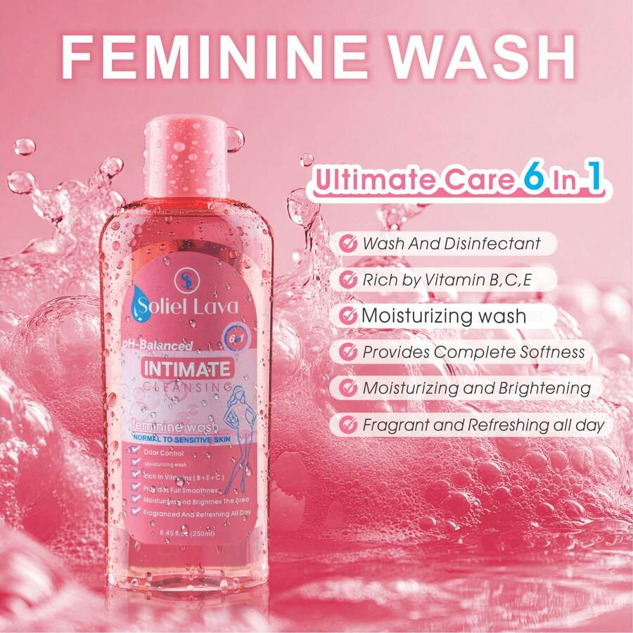 Feminine Wash - Vaginal Wash For Intimate Gentle & PH Balanced 250ml ...