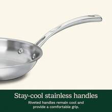 Cuisinart - Cacerola con tapa, sartén antiadherentes para crepas, Plateado, , 1(13 piezas Juego de utensilios de cocina) - Tipo 1 - Ver 5