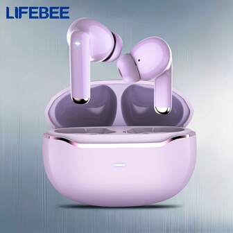  LIFEBEE Wireless Earbuds[Grab And Go.Wireless Freedom]TWS Bluetooth Earphones With Smart Charging Case, Auto-Pair When Opened, Charge When Placed Inside, No More Hassle And Battery Anxiety.