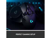 Logitech G903 LIGHTSPEED Wireless Gaming Mouse W/ Hero 25K Sensor, PowerPlay Compatible, 140+ Hour With Rechargeable Battery And Lightsync RGB, Ambidextrous, 107G+10G Optional, 25,600 DPI, Black - Black - View 2