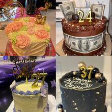 30th Birthday Candles, Gold NFUmberss 30 Candle For Cake, Happy Birthday Cake Topper Decoration For Birthday Anniversary Celebration Party Supplies{Inchcolor_nameinch:InchGoldinch} - 金色 - 查看 8