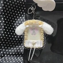 可爱兔猫蕾丝卡套 粉色白色手工卡套 - 均碼 - 查看 13