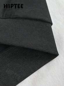 [Cotton Blend Hoodie] Vintage North Carolina Hooded Sweatshirt, Cozy Fall & Winter Style Long Sleeve Top, Retro Sportwear, Casual Logo Shirt-Unisex Women & Men's Daily Wear - 深灰色 - 查看 5