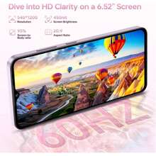 OUKITEL C5 无锁智能手机，16GB (4+12)GB 运行内存 + 64GB 机身存储，6.52 英寸水滴屏，5000mAh 电池，1300 万像素摄像头，4G 双卡双待安卓手机，支持面部解锁、3.5mm 耳机接口、GPS 和蓝牙 5.0。 - 藍色 - 查看 5