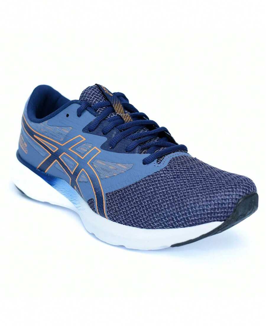Asics Fuzeblast SE Men's Tennis Shoes - Blue And Orange - Màu xanh lam - Xem 1