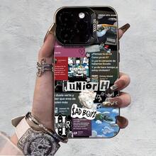 Estilo Mexicano - CT Arte para Hombre - Duradero y de Larga Duración| Protección para Cámara| Antigolpes y Resistente a Caídas| Acabado Plateado Lujoso| Cómodo y Antideslizante| Subtíl y Minimalista, Impresión Plana con Tecnología IMD Adecuada para 16/15/14/13/12/11 - Funda Blanda de TPU Negra, que Ofrece Protección Golpes, Evento de Halloween, Carcasa para Teléfono/Carcasas, Cubierta para Teléfono17  17promax - Negro - Ver 2