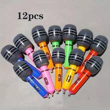 12/20/24/30pcs Giant Inflatable Microphone - 80s 90s Retro Party Decoration Set, Colorful Photography Props For Concerts, Weddings And Events, Durable Plastic Non-Electric Props, Party Decorations, Retro Microphone Design, Easy To Set Up Props, Suitable For Concerts, Theme Parties, Cosplay And Stage Birthday Decorations (Random Colors) - Multicolor - View 10