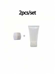 塑料牙膏管和洗面奶适配器，带补充装瓶，方便牙膏和洗面奶补充，化妆品软管瓶，洗面奶凝胶软管，牙膏分配器工具套装，家居用品，旅行套装