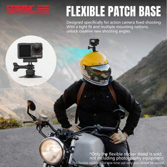 STARTRC Flexible Adhesive Mount Accessories For Action 5 Pro/4/3/POCKET 3 Action Cameras