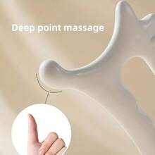1pc Full Body & Face Massage Tool, Relaxation Tool, Massager, Non-Ceramic, Eye & Afternoon Relaxation, Body Care, Household Items, Relaxation Gift - White - View 8