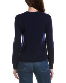 Bruno Magli Wool & Cashmere-Blend V-Neck Henley Sweater - Hải quân - Xem 3