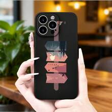 Celadon Smartphone Case | Kintsugi Art X Geometric Pattern [Perfect Japanese Gift] - Black - View 4