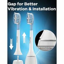 ZxcvReplacement Toot Ea  Pils Sonicare TectiveClean C3 G3 W3 C2 4100 9044 W 8 PacksToothbrush Replacement Heads - Trắng xanh - Xem 7