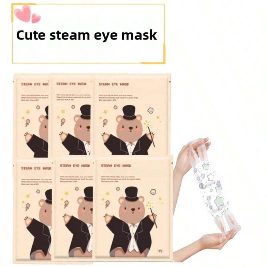 It Has A Very Precise Temperature Control, Always Maintaining Around 40°C, The Golden Hot Compress Temperature. This Temperature Is Not Too Hot To Be Uncomfortable, Yet It Can Just Open The Pores Around The Eyes And Promote Blood Circulation, Unlike Ordinary Eye Masks That Either Cool Down Quickly Or Have Fluctuating Temperatures. This Product Can Maintain Heat For 10-15 Minutes, Which Is Just Enough Time For You To Relax. Insulation, Galentines, Puppy, Carnival,Spring Summer Picks,Brides Maid Gifts,Room,Bedroom Decor,Beach,Travel,For Men,For Women,Vacation - Multicolor - View 1