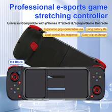 Joystick 3D - controlador de juego inalámbrico D3 | compatible con Android / Ios / PC / Switch | diseño ergonómico blanco y rojo, retroalimentación de vibraciones, larga vida de la batería | controlador de teléfono móvil, accesorios de juego, diseño de ranura de protección de cámara trasera incorporada, regalos festivos recomendados, halloween, regalos de Navidad - Negro - Ver 7