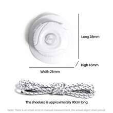 1Pair Sneaker ShoeLaces Elastic No Tie Shoe Laces - Creative Lazy Laces Quick Rubber Shoelace Shoestrings