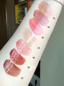 haggard EMO MONSTER Series M06 Tea Cat Lip Essence, 2-In-1 Lip Care & Makeup - Lightweight, Non-Greasy, Hydrating Glossy Finish, Suitable For Daily And Date Makeup - 3.5g/0.12oz - M06 - Xem 4